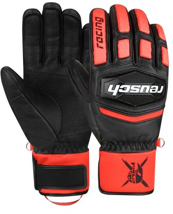 Reusch Worldcup Warrior GS Junior warme, Winddichte und atmungsaktive Winterhandschuhe Fingerhandschuhe Skihandschuhe für Kinder Kids Jugendliche Mädchen und Jungen bieten Schutz Verletzungen