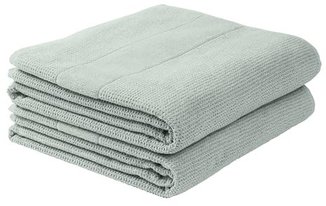 Schiesser Duschtuchset Turin - 2-teilig - 70 x 140 cm - Hellpetrol