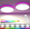 zemty 2 Stück 30CM LED Deckenleuchte Dimmbar 3000K-6500K, 24W 3200LM RGB Deckenlampe Farbwechsel mit Fernbedienung, Wasserfest Badezimmer Lampe Decke für Kinderzimmer Wohnzimmer Schlafzimmer
