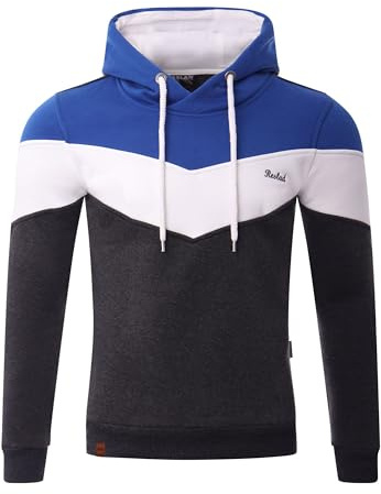 Reslad Kapuzenpullover Herren Sweatshirt | Hoodie Männer Pullover aus bequemer Baumwolle RS-1008