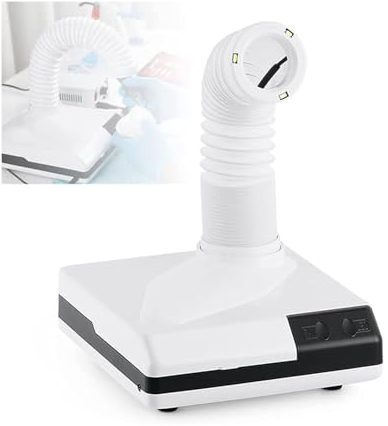 SenhE Aspirapolvere Dentale da Tavolo, Aspirapolvere Portatile Potente a LED Collettore di Polveri da Tavolo, Aspiratore da Banco per Lucidatura Dentale per Laboratorio Odontotecnico