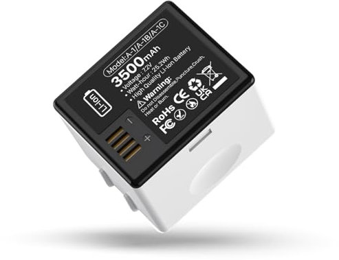 1-Pack Wiederaufladbare Ersatz Akku für Arlo Pro, Arlo Pro 2, 7.2V Upgraded 3500mAh Li-Ion Kamera Batterie für Arlo Kamera,VMA4400 A-1 A-1B A-1C
