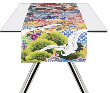 Excelsa Tischläufer, 100 % Baumwolle, 45 x 140 cm, orientalisches Dekor