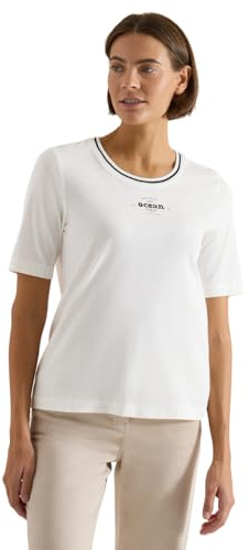 Damen T-Shirt mit Rippdetails