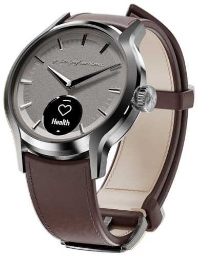 pininfarina PURA Montre Intelligente Hybride - Montre analogique de Luxe avec Suivi de Fitness, fréquence Cardiaque et Suivi du Sommeil, autonomie de la Batterie jusqu'à 30 Jours(Bronzo Ash)