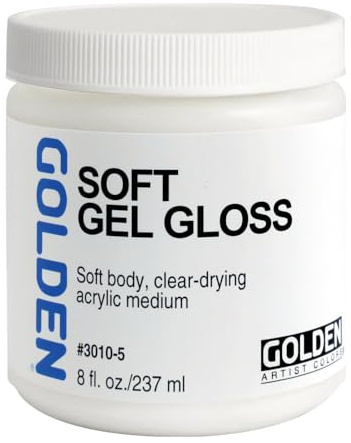 Pro-Art Mediums Golden Soft Gloss Gel Medium-8 oz