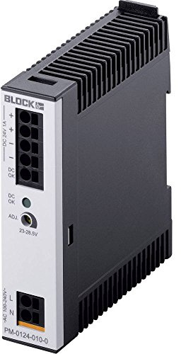 Block PM-0124-010-0 Hutschienen-home charger (DIN-Rail) 24 V/DC 1A 24W Anzahl Ausgänge:1 x Inhalt 1 pc(s)
