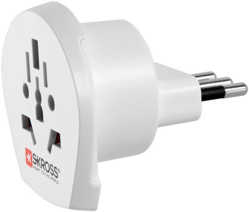 SKROSS Country Adapter World to Italy weiß SKROSS Country Adapter World to Italy w.