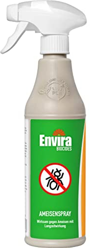 Envira Spray anti-fourmis 500 ml - Lutte contre les fourmis dans la maison & le jardin - anti-fourmis à l'intérieur - avec effet longue durée & inodore