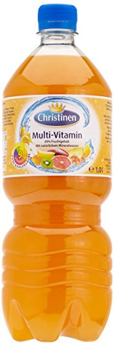 Christinen Multi-Vitamin ohne Kohlensäure Pet, 6er Pack, Einweg (6 x 1 l)