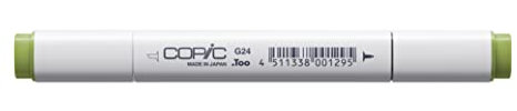 COPIC Classic Marker Typ G - 24, Willow, professioneller Layoutmarker, mit einer breiten und einer feinen Spitze