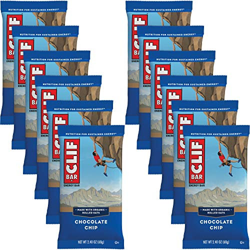 Clif Bar Energieriegel Chocolate Chip, 12er Pack (12 x 68 g)