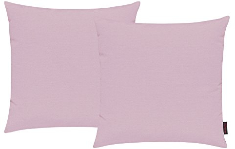 Magma Heimtex Fino Kissenhülle ca. 50 x 50 cm Farbe 53 altrose (2er Set) …