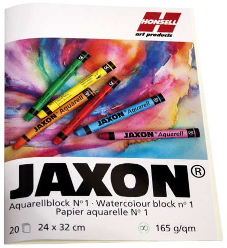 Jaxon 15464 Aquarellblock, 165 g/m², 24 x 32 cm, 20 Blatt