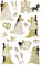 AVERY Zweckform 55176 Deko Sticker Brautpaar 15 Aufkleber