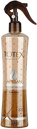 Totex ARGAN 2 Phase Haar Conditioner Spray 400ml I Haarspülungsspray I Feuchtigkeitsspray I für beschädigtes & strapaziertes Haar I Anti-Frizz Detangl