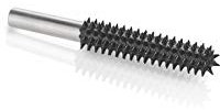 Kutzall Extrem Kugelkopffräser, ¹/⁴ Schaft, sehr grob - Holzbearbeitungsaufsatz für Bosch, DeWalt, Milwaukee, Makita. Abrasives Wolframkarbid, ¹/⁴ (6.3mm) Dia. X 1-³/⁸ (34.9mm) Länge, BNX-14C
