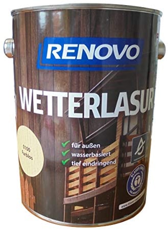 EM RENOVO Wetterlasur 2,5L farblos wasserbasiert 287300250100