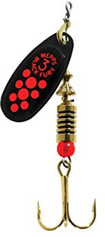 Mepps Spinner Black Fury Kupfer/rote Punkte Fluo 3