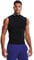 UA HG Armour Comp Mock SL - Black / / White - MD