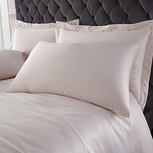 Catherine Lansfield Silky Soft Satin Standard Pillowcase Pair Silver