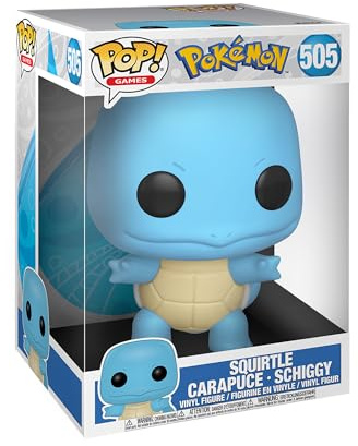 Funko POP! Games: Pokemon - 10 in Squirtle | Offizielles Gaming Merch - Vinyl Sammelfigur als Regal Deko - Geschenkidee zum Geburtstag für Fans und Sammler