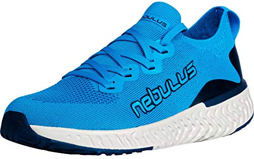 Nebulus Sneaker Unique Herren (Model: P5785 - Herren, hellblau-Navy; Größe: 43) FBA