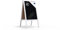 ALLboards Kundenstopper mit weißem Holzrahmen 118x61cm, Werbetafel, Gehwegaufsteller, Aufsteller, Straßenreiter, Kreide