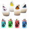 4 Stück Weihnachts-Iglu-Silikonform DIY Schnee Haus Backen Schokolade Kuchen Dekoration Form Kerze Aromatherapie Seife Ton Formen