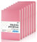 feela Notizbuch A5 Softcover, 8 Stück Notizbuch liniert, Notizheft mit 92 Seiten, 14x21cm, Notizblock Set gut für Büro und Schule zum Zeichen, Schreiben, für Student und College, Din A5, rosa