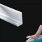 3 Mètres Seuil de Douche Silicone Barrage d'eau Bande d'étanchéité Baignoire Barriere De Douche Bande de Retenue d'eau pour Salle de Bain Evier, Blanc