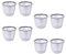 DOITOOL Teapot Mesh Strainer Infuser Filter: 8pcs Replacement Stainless Steel Tea Pot Drain Net Reusable Loose Leaf Tea Strainer Tea Infuser 7.2 * 6CM