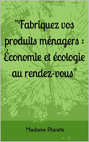 Fabriquez vos produits ménagers : Économie et écologie au rendez-vous (French Edition)