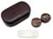 1packCARUNCOO Wood Grain Contact Lens Case Compact Eye Contact Case for Travelling Portable Contact Box with Mirror Rectangle，Cute Colorful Especially Elegant Brown 4 Piece Set