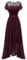 Berylove Cocktailkleid Damen Lang Ballkleider Damen Lang Kleider Damen Festlich Abendkleid Lang Elegant für Hochzeit BLP7051 Burgundy S