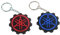 OSUWLSI 2PCS Mini Motorrad PVC Schlüsselanhänger Charme, Männer Frauen Auto Schlüsselanhänger Schlüsselanhänger für R6