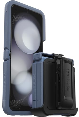OtterBox Defender XT Hülle für Samsung Galaxy Z Flip5, stoßfest, Ultra-robust, schützende Hülle, 4X getestet nach Militärstandard, für Faltbare Handys, Blau