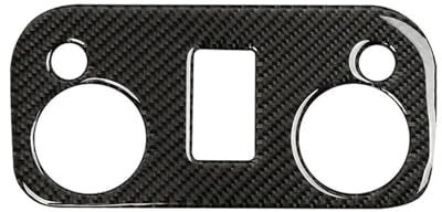 DIOTTI Auto Innenstyling Auto Leselicht Dekor Aufkleber Abdeckung Aufkleber Trim Auto Innenzubehör Für Mus&Tang GT 2015–2020 (Farbe : Schwarz, Größe : 1 UK)