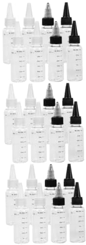 Ciieeo 24 Pezzi Bottiglia Di Olio Graduata Bottiglia Di Miscelazione Mini Bottiglia Contagocce Bottiglie Di Colla Bottiglia Applicatore Per Bottiglie Sensoriali Bottiglia