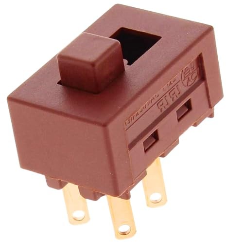 Easyricambi - Interruptor 2 posiciones 0-I selector luz campana - 4 contactos, compatible con diferentes modelos de campanas de cocina como Faber AEG Candy Elica incluyendo TILLY y Vega - Medidas 1,5