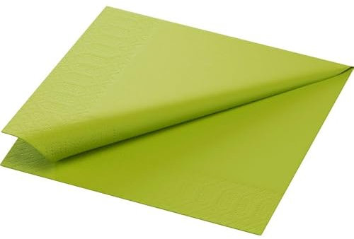 3000 Duni Tissue-Servietten 33 x 33 cm Kiwi 1-lagig