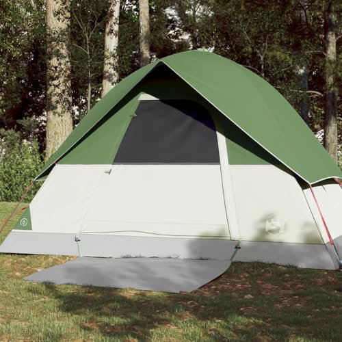 Tino Tech Kuppel-Campingzelt 3 Personen Outdoor Tent 213x213x132 cm Gruppenzelt Winddicht Campingzelt Familienzelt Große Wurfzelt Festivalzelt Wurfzelte für Familie Polyester Grün