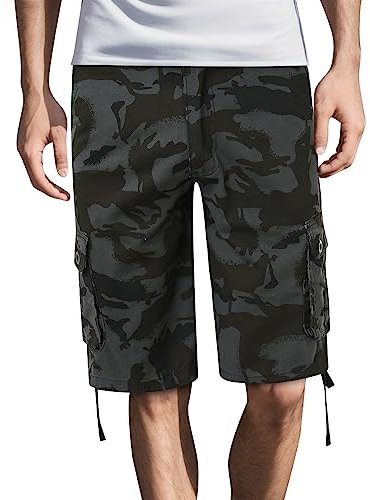 SRZYMJ Kurze Schlafanzughose Herren 3 Xxl Shorts Herren Stretch Kurze Jeanshose Stretch Größe W42 Basketball Shorts Herren Sommerhose Freizeithose Kurz Glitzer Hosenträger Schwarz Baggy Jeans Shorts S