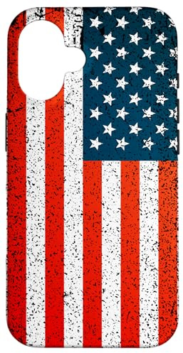 Vintage Amerikanische Flagge USA Veteran Hülle für iPhone 16
