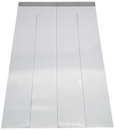 Zettl GmbH Lamellenvorhang für Kleintiere, BxH 40x40cm. PVC Streifenvorhang für Hundehütten, Katzenklappen, Ställe, Öffnungen im Gartenhaus, in der Werkstatt