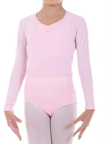 SWAY Cache-cœur de Ballet pour Filles (FR/ES, Âge, 10 Ans, Taille Normale, Rose Clair)