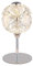 GLOBO Tischlampe Tischleuchte Nachttischleuchte LED K9 Kristalle verchromt H 26,5 cm