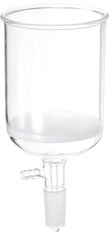 PATIKIL Imbuto Buchner 500ml Con Fritto Fine G1 Per Laboratorio Trasparente