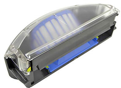 FIGEVIDA Pattumiera In Grigio Con Filtro per iRobot Roomba 500 600 Serie Compatibile per AeroVac Bac 4359682