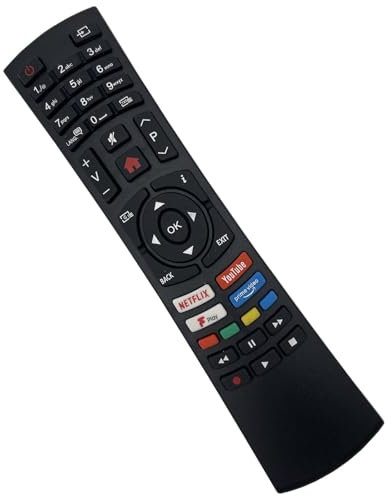 Replacement RC4390 RC4390P RC4391P For Bush Tv Remote Fit For Bush Remote Control Tv DLED55UHDHDRS DLED65UHDHDRS DLED32FHDS(RC4390P)